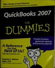 Quickbooks 2007 For Dummies Electronic Resource Nelson Stephen L