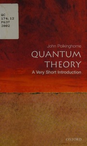 Quantum Theory A Very Short Introduction Polkinghorne J C