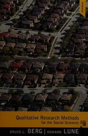 Qualitative Research Methods For The Social Sciences 8th Ed Berg