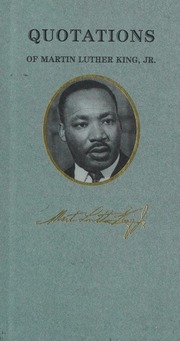 Quotations Of Martin Luther King Jr King Martin Luther Jr 19291968