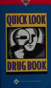 Quick Look Drug Book 2003 Lance Leonard L Lacy Charles F Goldman