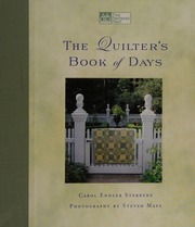 The Quilters Book Of Days Sterbenz Carol Endler Mays Steven