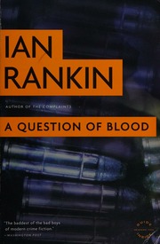 A Question Of Blood An Inspector Rebus Novel Rankin Ian