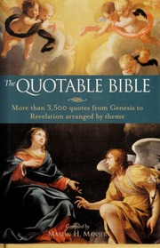 The Quotable Bible Manser Martin H