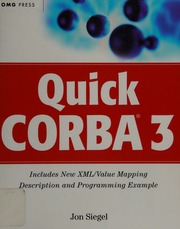 Quick Corba 3 Siegel Jon