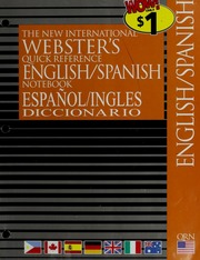 Quick Reference Notebook Spanish Bilingual Edition Trident Reference Publishing