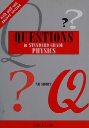 Questions In Standard Grade Physics Short Neil Neil R