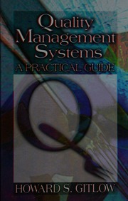 Quality Management Systems A Practical Guide Gitlow Howard S