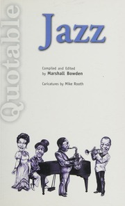 Quotable Jazz Rooth Mike Bowden Marshall