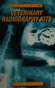Quick Reference Guide To Veterinary Radiography Kits 1st Edition Martin
