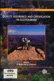 Quality Assurance And Certification In Ecotourism Black Rosemary