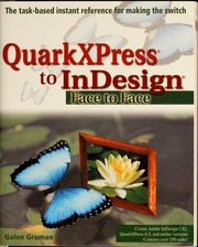 Quarkxpress To Indesign Face To Face Gruman Galen