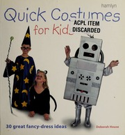 Quick Costumes For Kids 30 Great Fancydress Ideas House Deborah