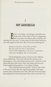 The Questory Of Root Karbunkulus Book I Miist Reid Kamilla