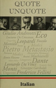 Quote Unquote Italian Lejeune Anthony