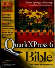 Quarkxpress 6 Bible Gruman Galen Assadi Barbara