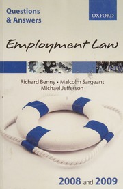 Questions Answers Employment Law 3rd Ed Benny Richard Solicitor