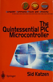 The Quintessential Pic Microcontroller 1 Edition Katzen Sid
