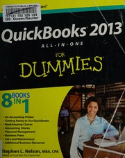 Quickbooks 2013 Allinone For Dummies Nelson Stephen L 1959
