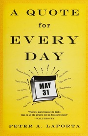 Quote For Every Day Laporta Peter A