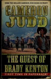 The Quest Of Brady Kenton St Martins Paperbacks Ed Judd Cameron