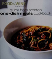 Quick From Scratch Onedish Meals Unknown