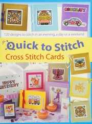 Quick To Stitch Cross Stitch Cards Crompton Claire Elliott