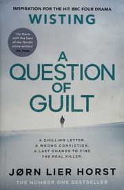 A Question Of Guilt Horst Jørn Lier 1970 Author Bruce Anne