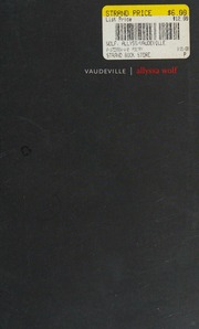 Vaudeville Wolf Allyssa Otis Books Publisher Seismicity Editions