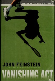 Vanishing Act 1st Ed Feinstein John