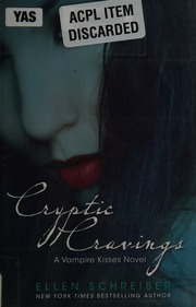 Vampire Kisses 8 Cryptic Cravings 1st Ed Schreiber Ellen