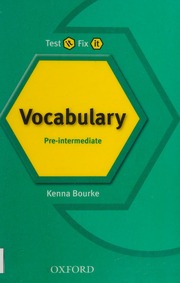 Vocabulary Preintermediate Bourke Kenna