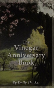 The Vinegar Anniversary Book Tenth Edition Thacker Emily