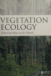 Vegetation Ecology Maarel E Van Der