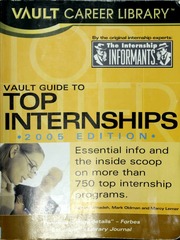 Vault Guide To Top Internships Hamadeh Samer Vault Firm