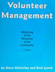 Volunteer Management Mobilizing All The Resources Of The Community 2nd Ed Mccurley