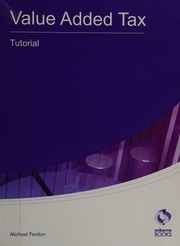 Value Added Tax Tutorial Fardon Michael