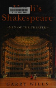 Verdis Shakespeare Men Of The Theater Wills Garry 1934