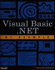 Visual Basic Net By Example 1st Edition Oancea Gabriel Donald