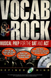 Vocab Rock Musical Prep For The Sat And Act 1 Edition London