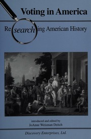 Voting In America Illustrate Edition Deitch Joanne Weisman