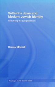 Voltaires Jews And Modern Jewish Identity Rethinking The Enlightenment Mitchell
