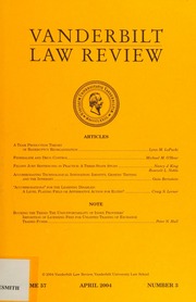 Vanderbilt Law Reviewfederalisn Drug Control Michael M O Hear