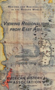 Viewing Regionalisms From East Asia Conrad Sebastian Duara Prasenjit
