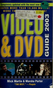 Video Dvd Guide 2003 Rev Ed Martin Mick Porter Marsha Bang