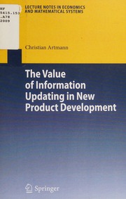 The Value Of Information Updating In New Product Development Artmann