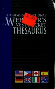 Vest Pocket Thesaurus The New International Websters Various