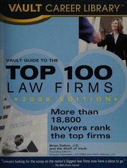 Vault Guide To The Top 100 Law Firms Dalton Brian Vault Firm