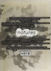 Verb Natures Hwang Irene Brotons Guillermo Galan Carmen Soriano