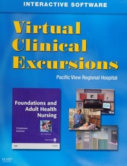 Virtual Clinical Excursions For Christensen And Kockrow Foundations And Adult Health Nursing 6th Edition Cooper